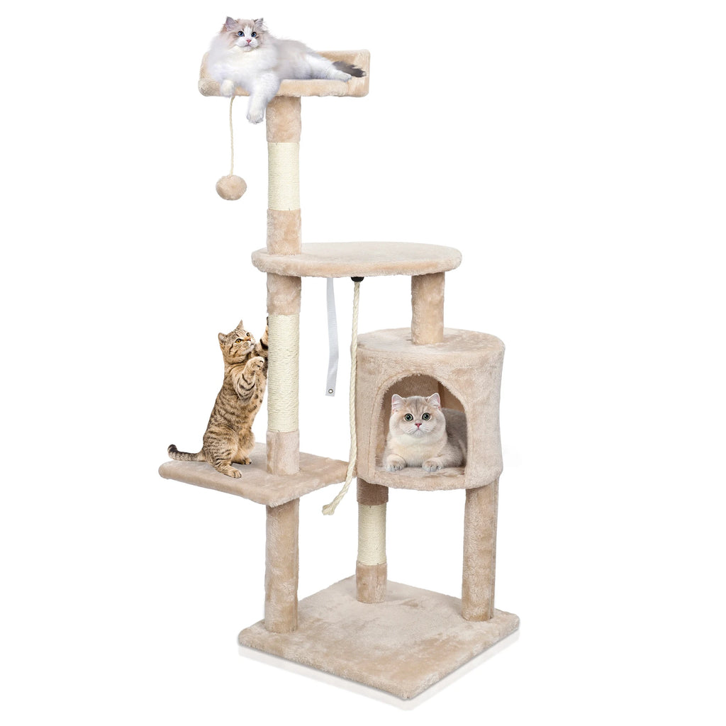 Multi-Tier Cat Tree with Scratching Posts