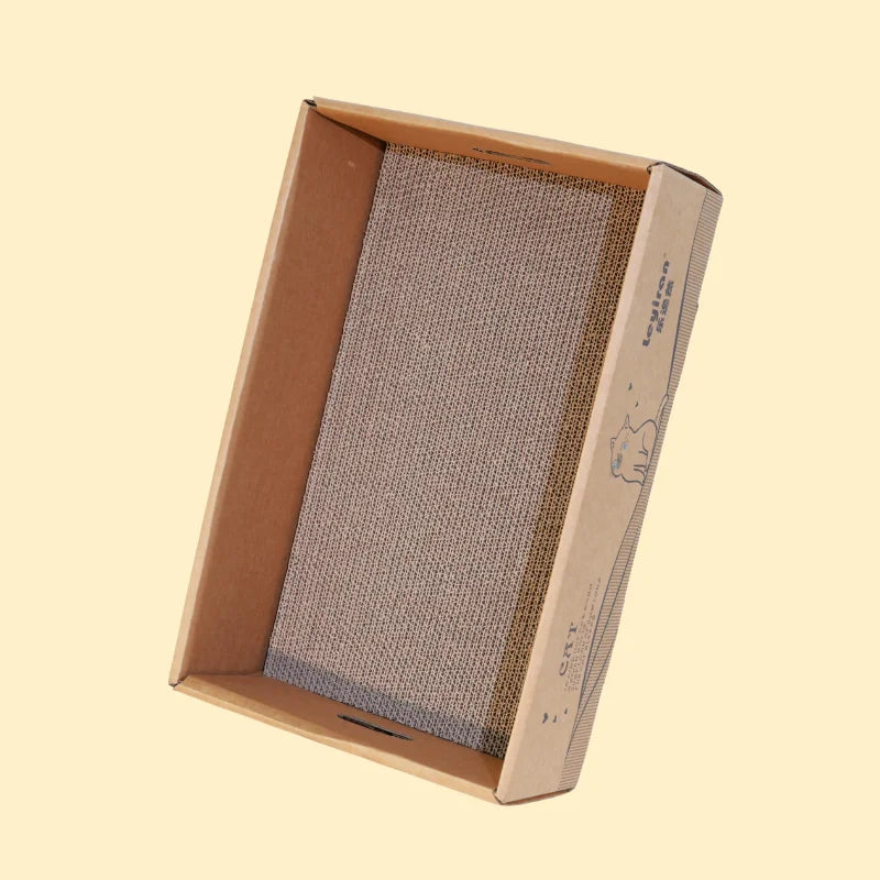 6-Pack Cat Scratching Posts, 13" Wide Extra Large, Reversible Cardboard Scratching Posts.