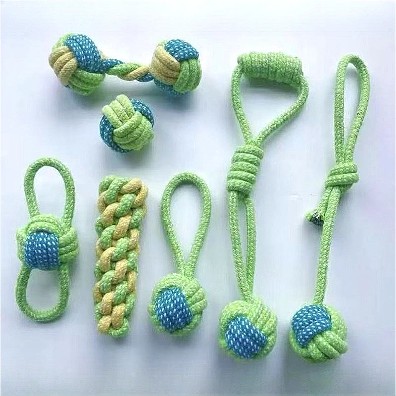 7pcs Dog Rope Chew Toys