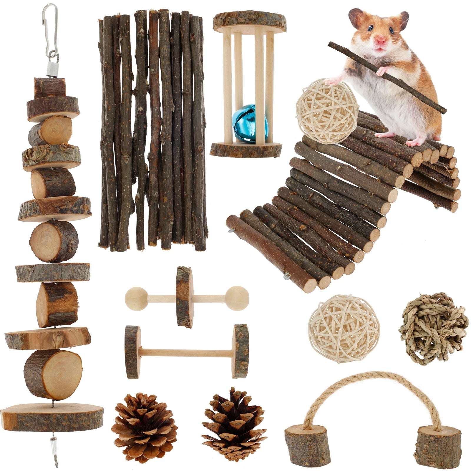Small pet chew sticks,blocks and more.
