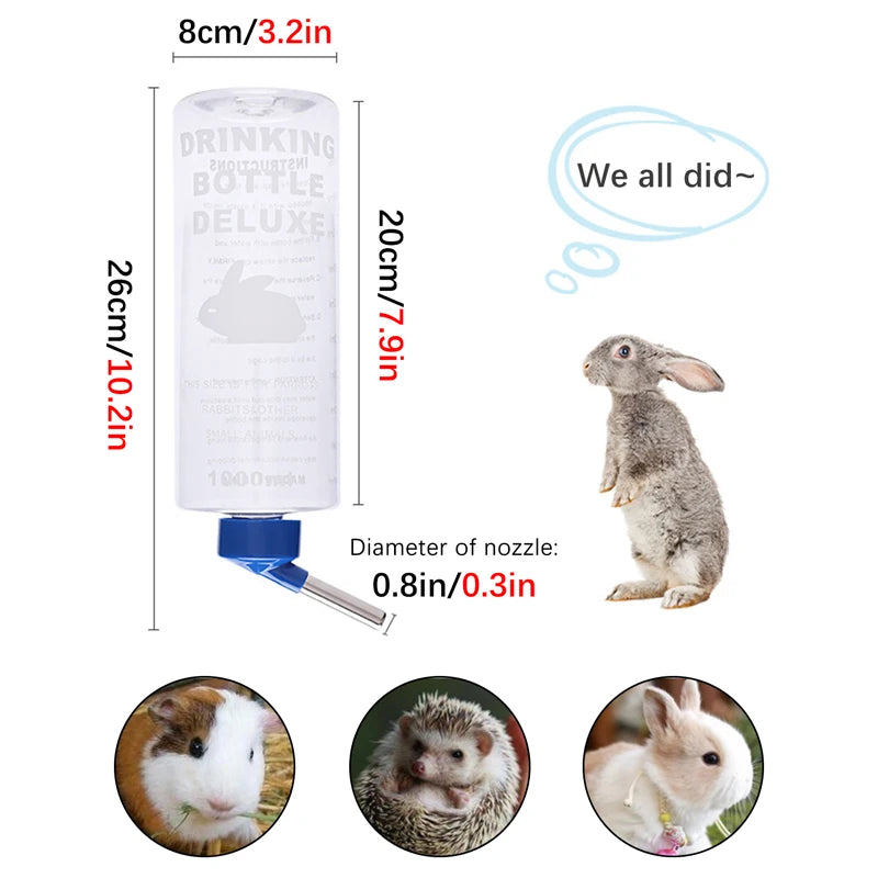 1 pc Random 1000ml Drinking Plastic Water Bottle