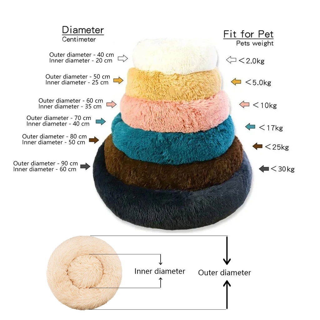 40-70cm round dog/cat beds.