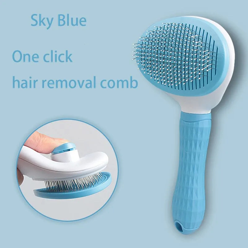Self-Cleaning Dog & Cat Slicker Brush