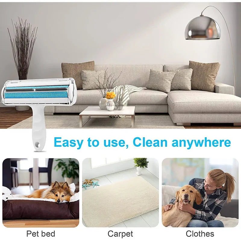 Reusable Pet Hair Lint Roller – For Clothes, Furniture & Cars