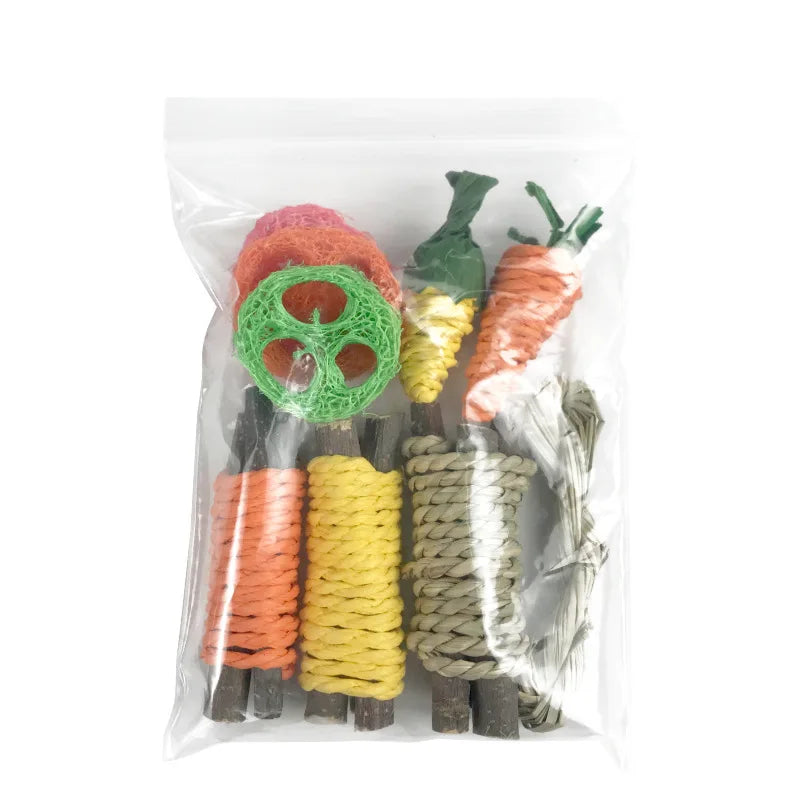 Toys for small pets.