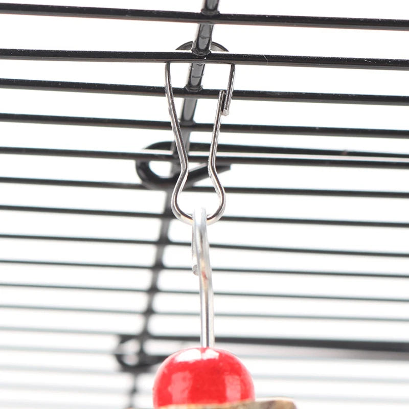 Natural Wooden bird hanging piece.