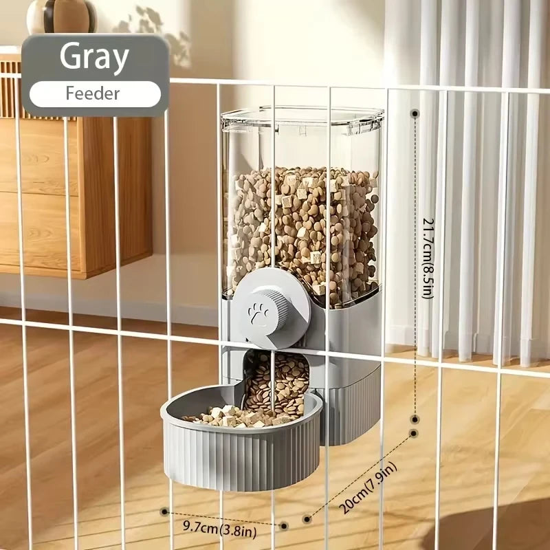 Small pet cage water &food  dispenser.