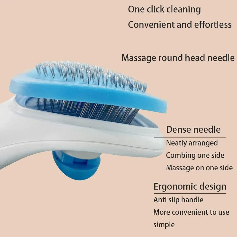 Self-Cleaning Dog & Cat Slicker Brush