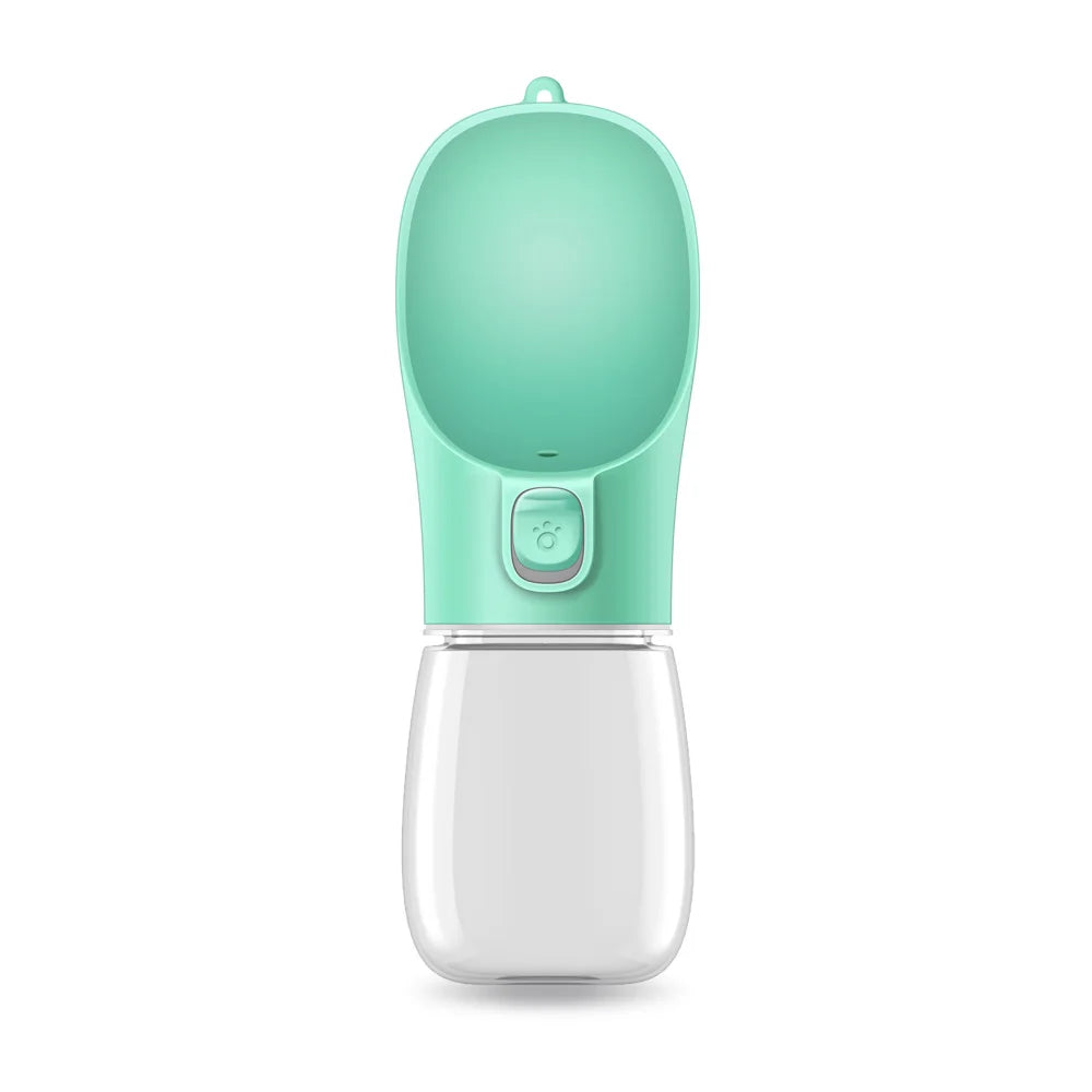 Portable dog water bottle.