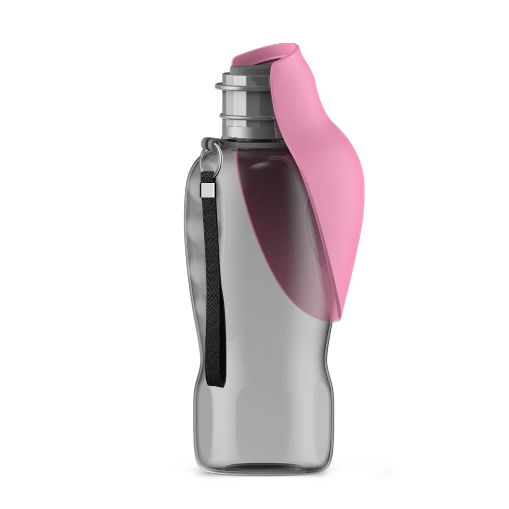 800ml portable water bottle for dogs.