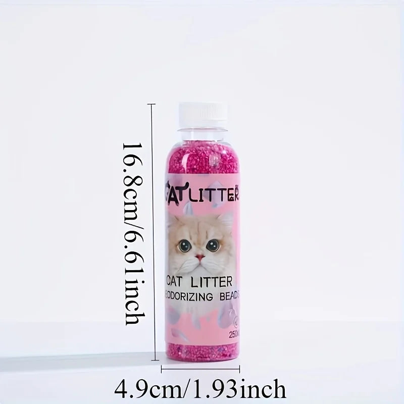 A Bottle of Cat Litter Deodorizing Beads