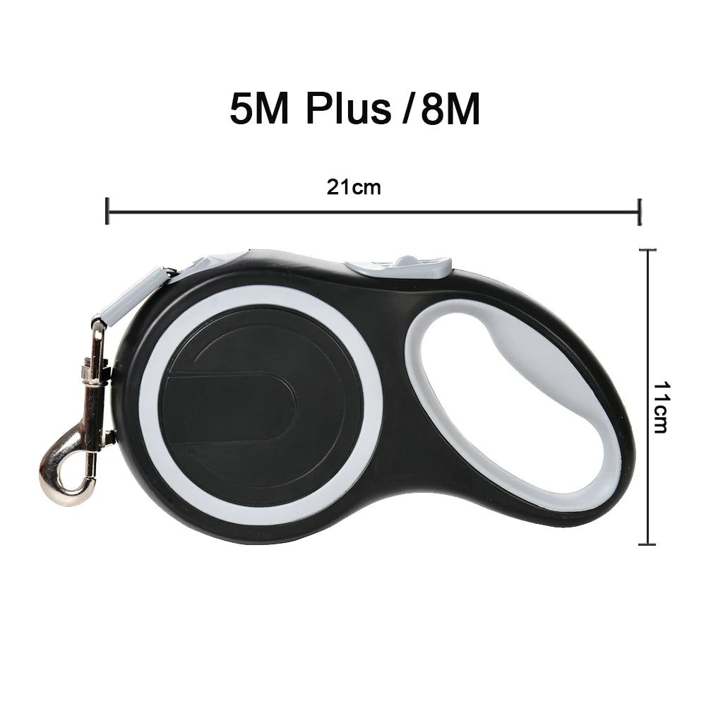 Retractable Big Dog Lead for Small & Large Dogs 5M 8M
