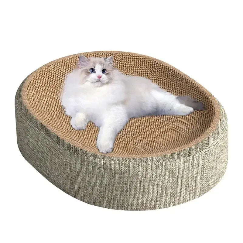 2in1 Oval cat scratcher and bed.