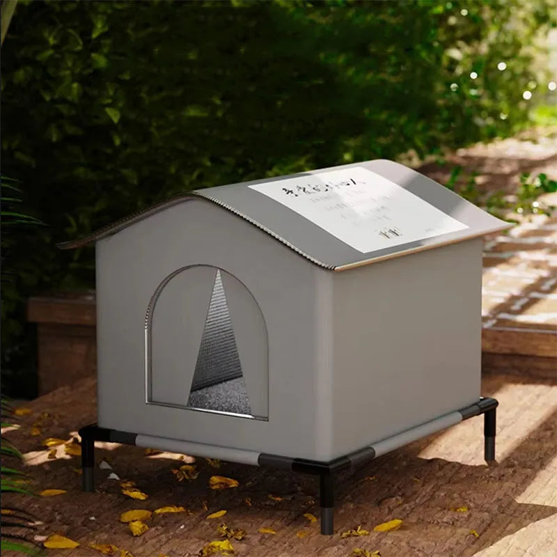 Outdoor waterproof cat/dog house.