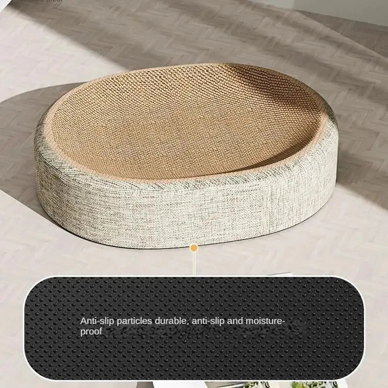 2in1 Oval cat scratcher and bed.