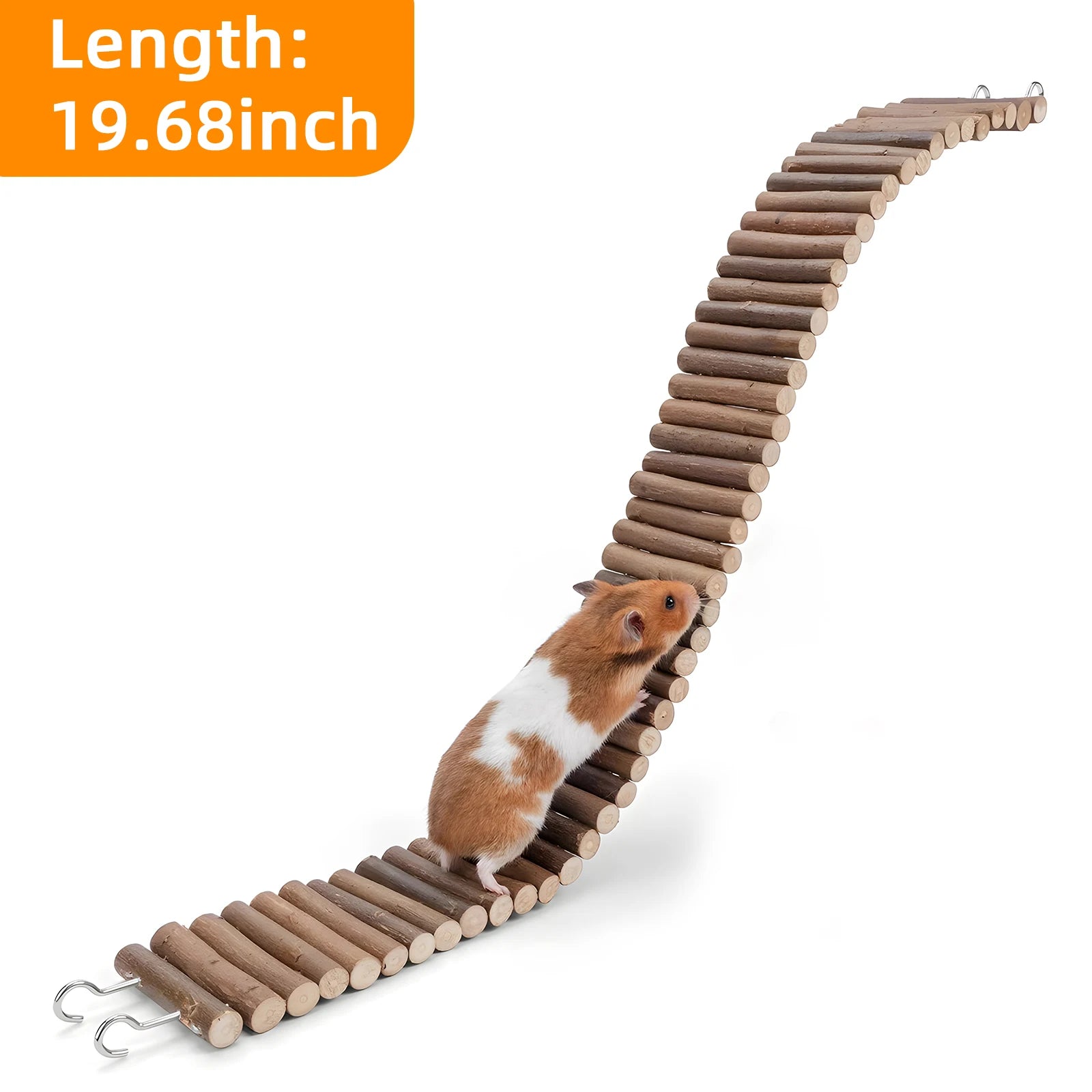 Small pet wooden bridge.