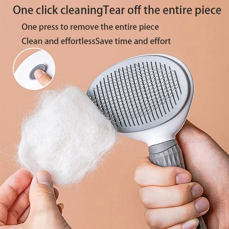 Self-Cleaning Dog & Cat Slicker Brush