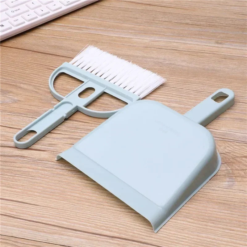 Mini dustpan and brush, for sawdust and food spillage.