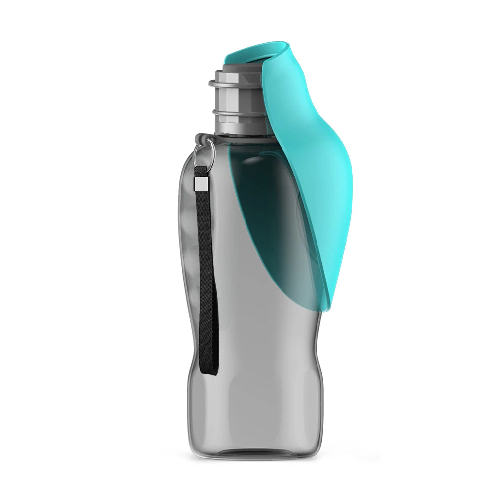 800ml portable water bottle for dogs.