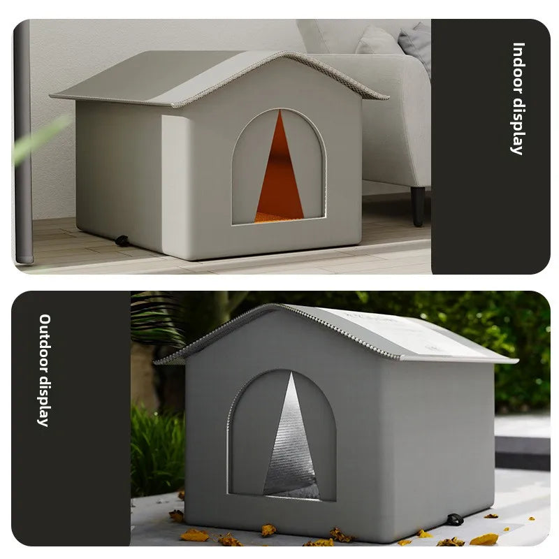 Outdoor waterproof cat/dog house.