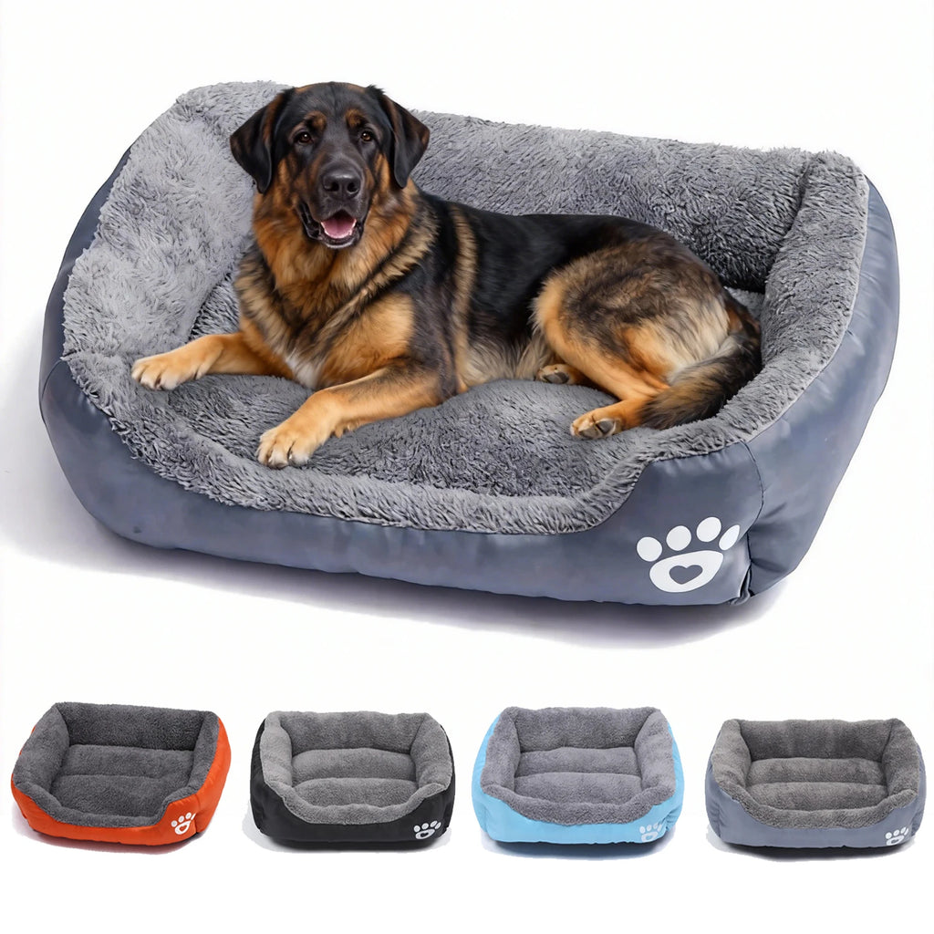 Ultra Soft Plush Dog Bed – Calming Comfort Cushion