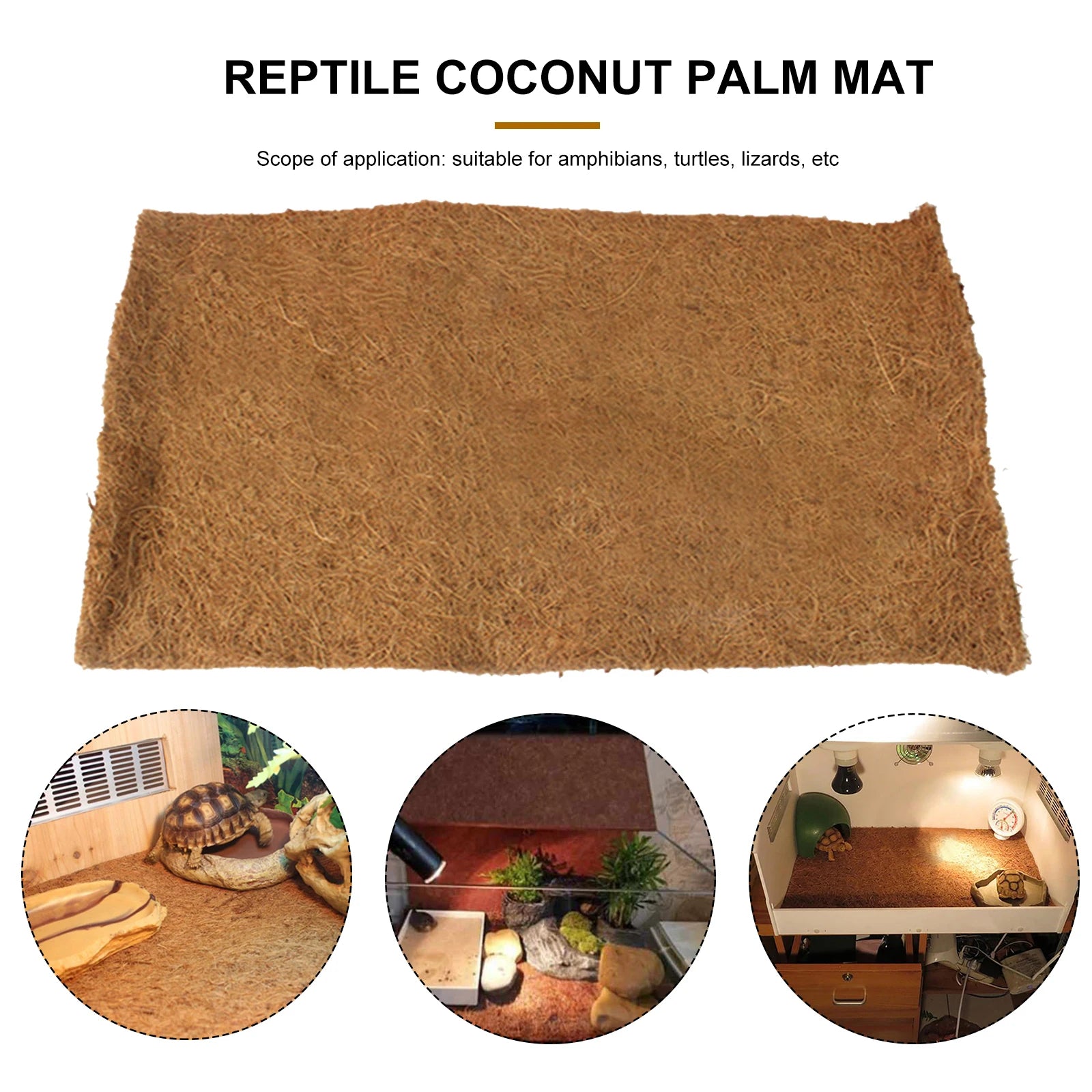Reptile enclosure Coconut fibre mat.