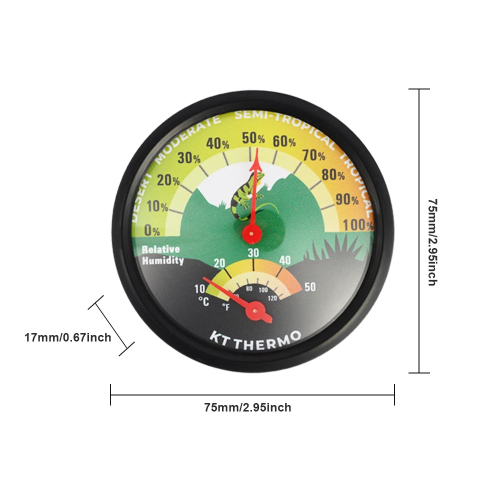 1-4pc Lizards Reptile Thermometer