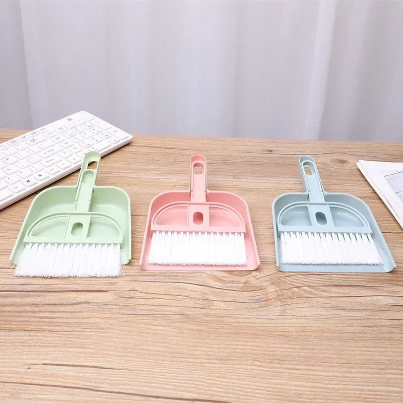 Mini dustpan and brush, for sawdust and food spillage.