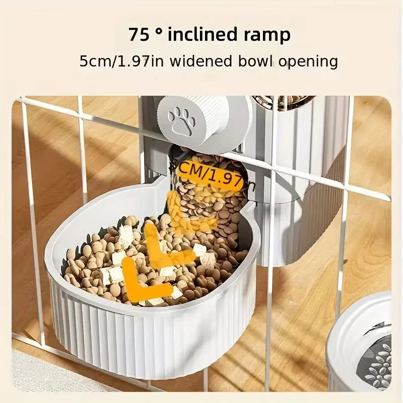 Small pet cage water &food  dispenser.