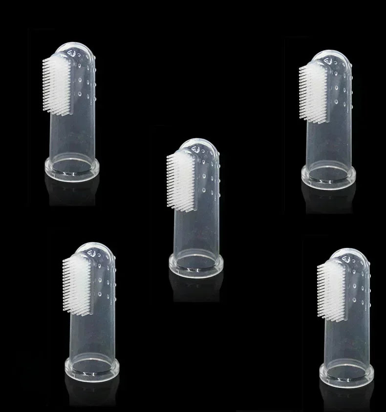 5pcs Super Soft Dog Finger Toothbrush