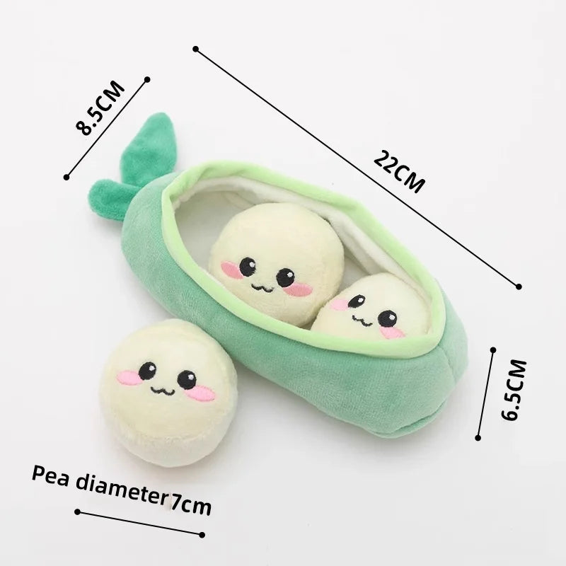 Peapod dog chew toy.