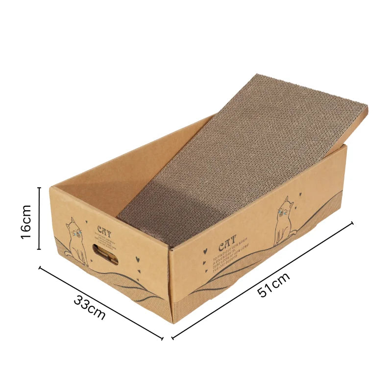 6-Pack Cat Scratching Posts, 13" Wide Extra Large, Reversible Cardboard Scratching Posts.
