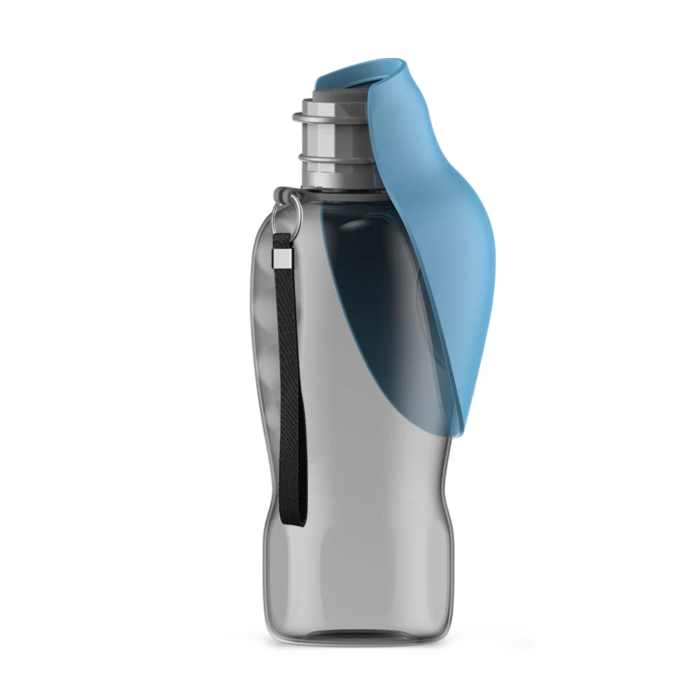 800ml portable water bottle for dogs.