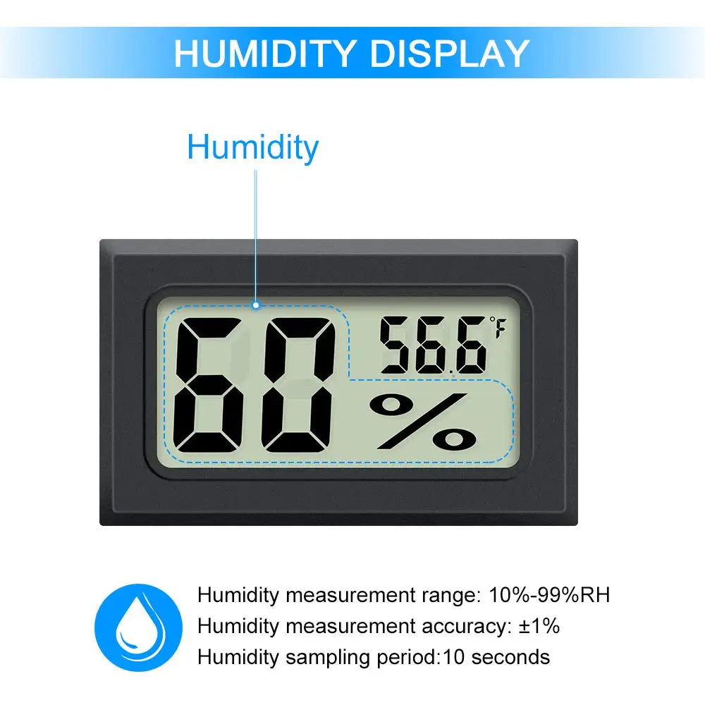 Digital vivarium thermometer.