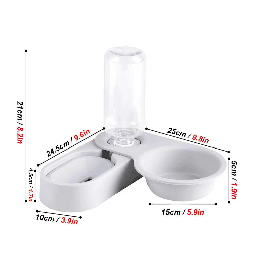 Small pet Water and food dispenser.