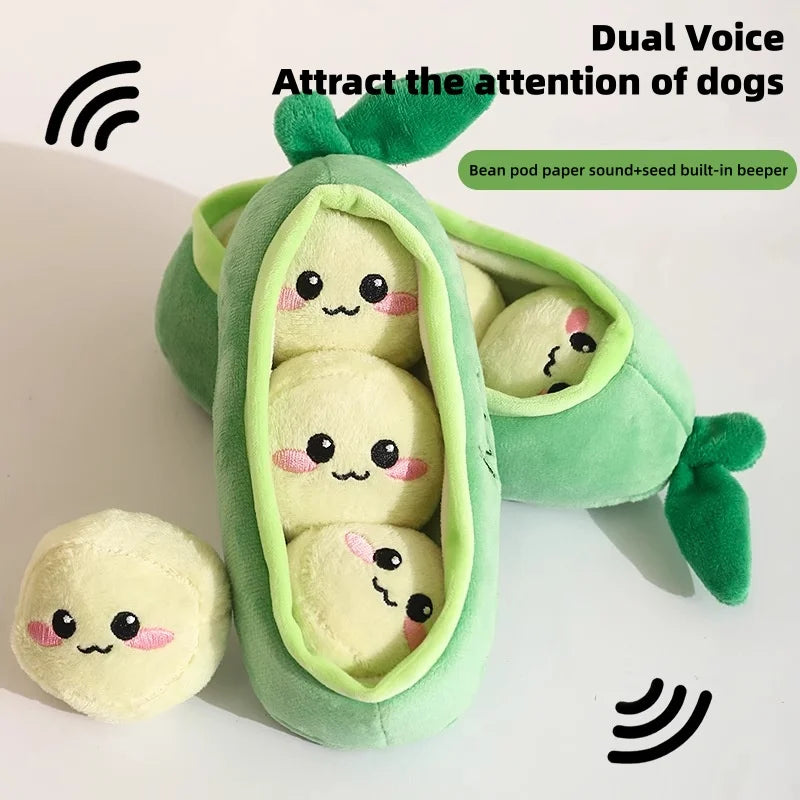 Peapod dog chew toy.