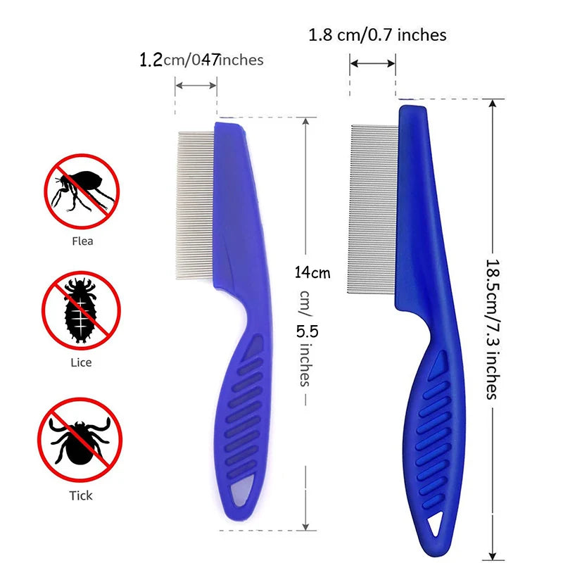 Brush for furry pets to remove excess hair.