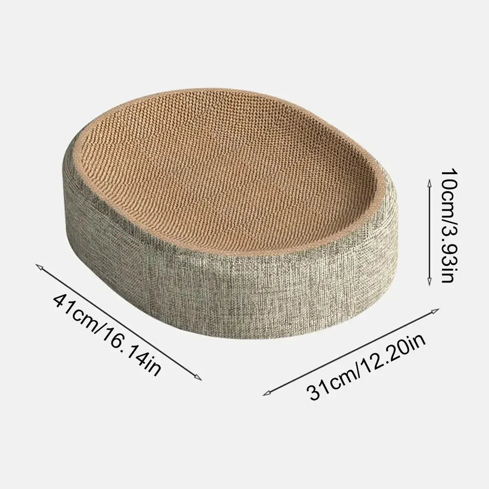 2in1 Oval cat scratcher and bed.