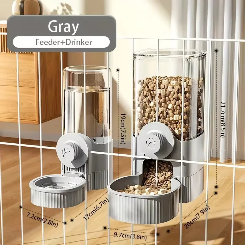 Small pet cage water &food  dispenser.