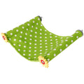 Bird hammock for swinging or perching.