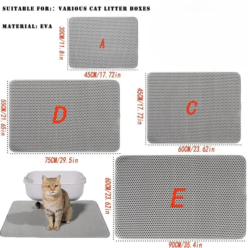 Large Size Cat Litter Mat.