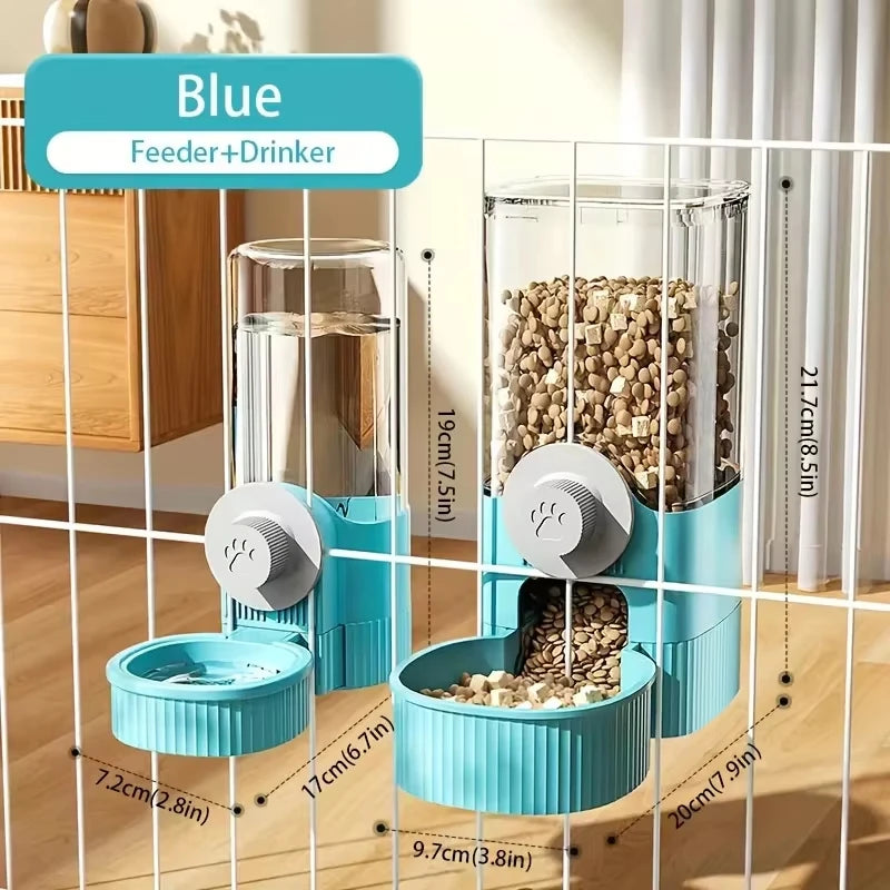 Small pet cage water &food  dispenser.