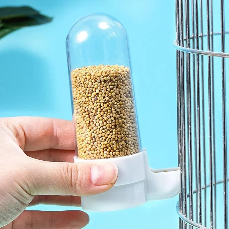 Hanging Bird Feeder, Water Dispenser & Food Dispenser.