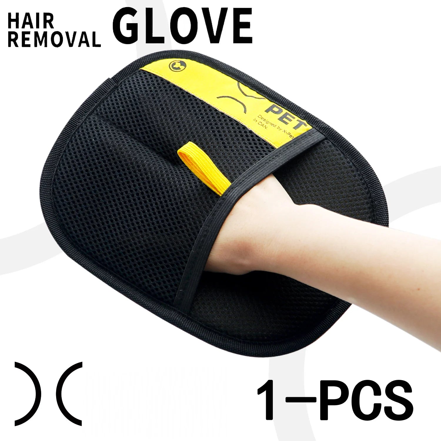 Pet Grooming Glove – Gentle Fur Removal for Cats & Dogs