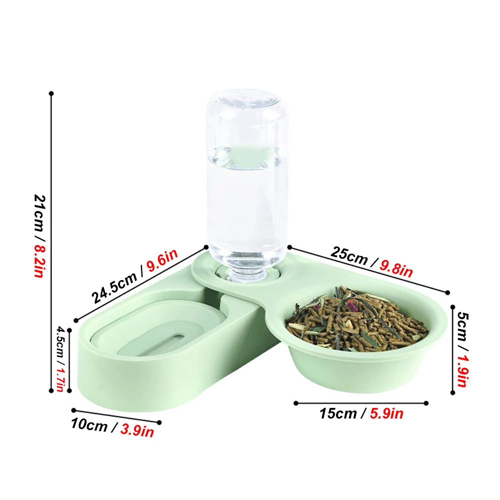 Small pet Water and food dispenser.