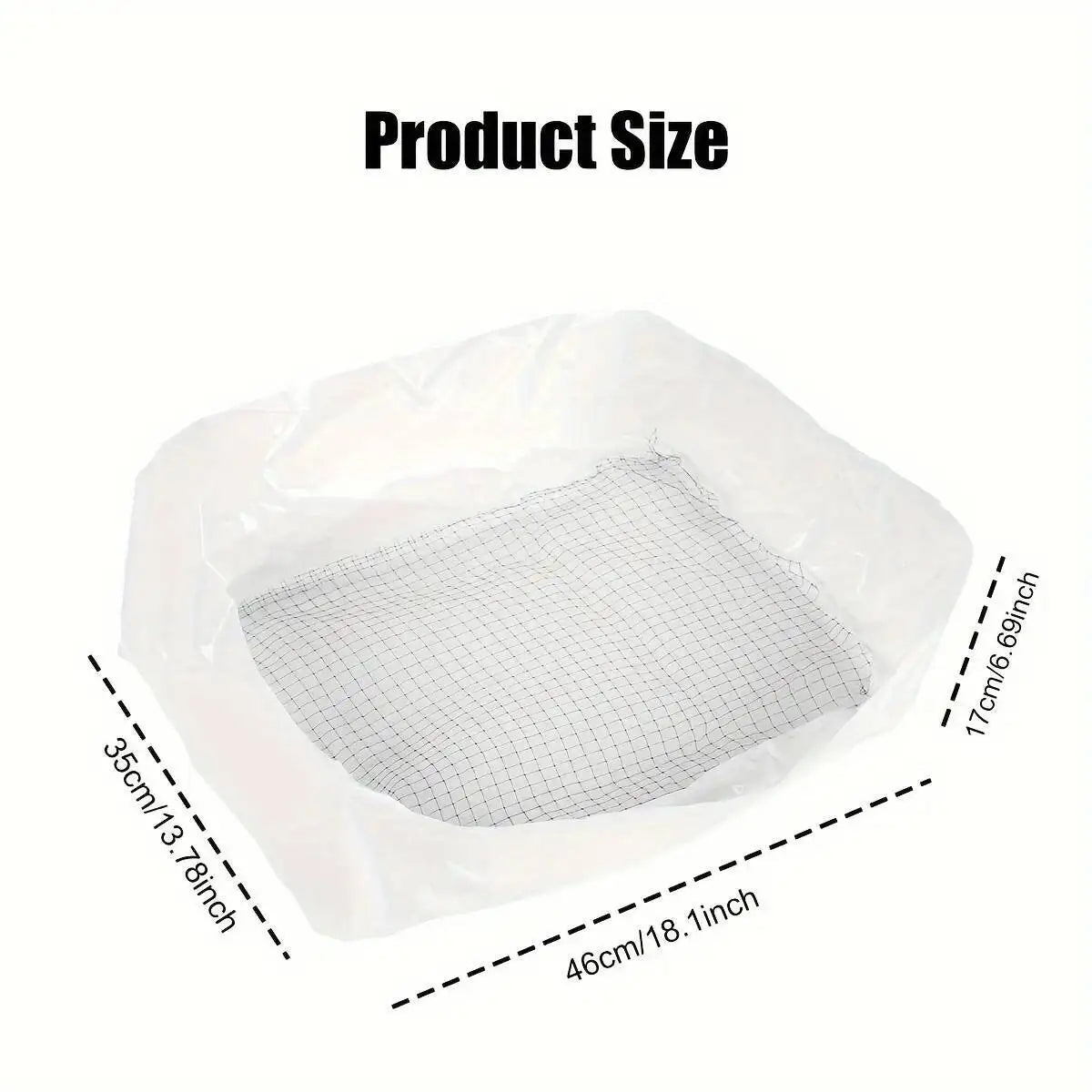 10Pcs Reusable Feces Filter.