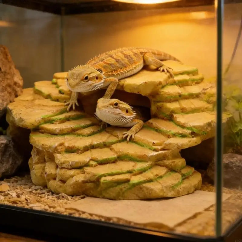 Cave style reptile hide.
