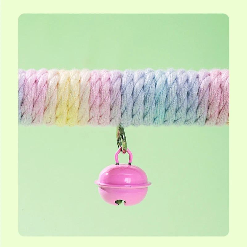 Multi colour bird swing