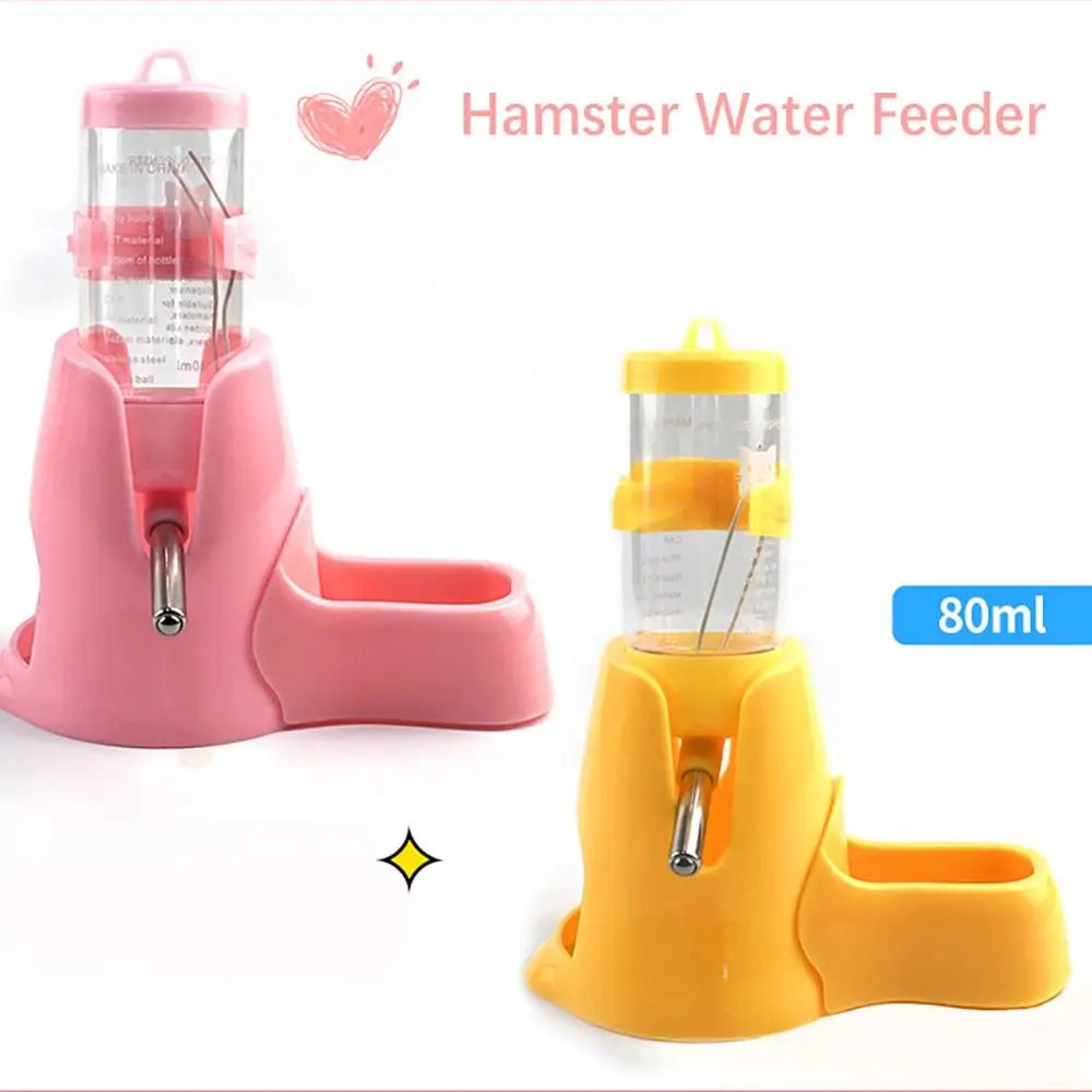 Steady Plastic Hamster Water Feeder 80ML Capacity