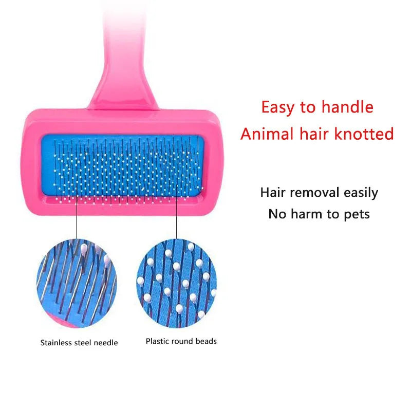 Pet grooming brush.